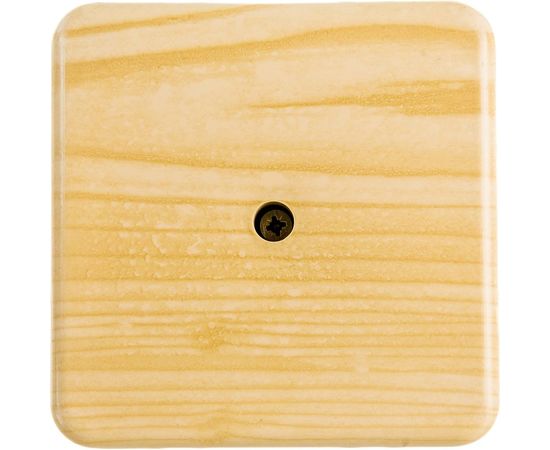 Распаячная коробка УРАЛ ПАК открытой проводки 75х75х28мм, светлое дерево, без клеммы IP40 КР-513130075-056 – изображение 4