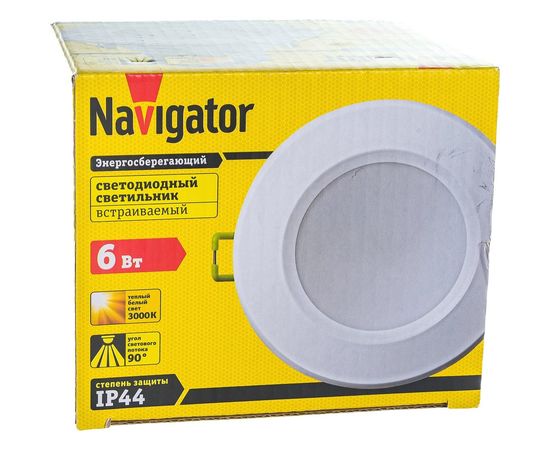 Светильник Navigator, NDL-P1-6W-830-WH-LED, аналог, R63, 60 Вт, d100 94899 – изображение 4