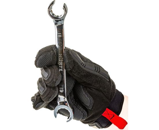 Набор двустороних накидных разрезных ключей HORTZ 7 штук, 8-24, хромированные HOR 121332 – изображение 4