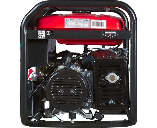 Бензиновая электростанция FUBAG с электростартером и коннектором автоматики bs 8500 a es duplex 641089 – изображение 4