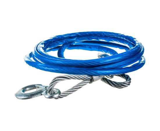 Буксировочный металлический трос General Technologies 12т, d 12мм, с крюками, 5 м, в сумке GT-TRM12 – изображение 4