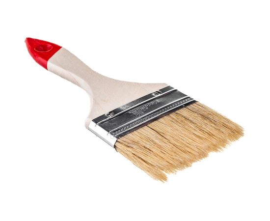 Кисть HEADMAN малярная плоская "Стандарт" натуральная щетина 3 д. 75 мм 682-013 – изображение 4