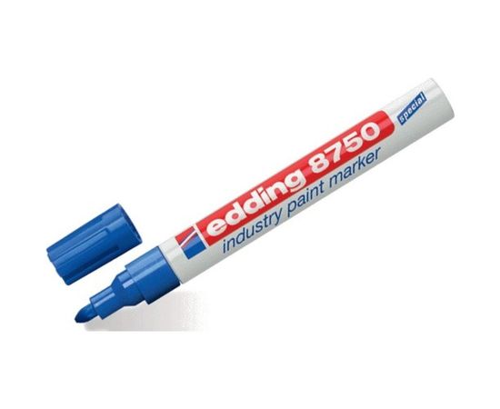 Маркер для промышленной графики 2-4мм, синий Edding E-8750#3 – изображение 4