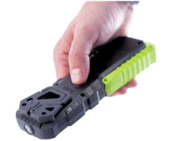 Многофункциональный фонарь ЯРКИЙ ЛУЧ ОPTIMUS ACCU v.2 mаxi COB 420лм, 3 реж, магнит/крюк, Li-ion 4400mAh 4606400105671 – изображение 4