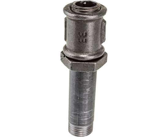 Сгон ДТРД стальной, в сборе с муфтой и контргайкой чугунными Ду 15 (1/2"") L-110 12150110 – изображение 5