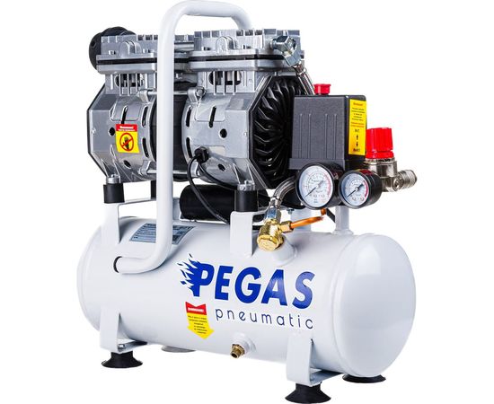Бесшумный компрессор Pegas pneumatic PG-601 безмасляный 6615 – изображение 5