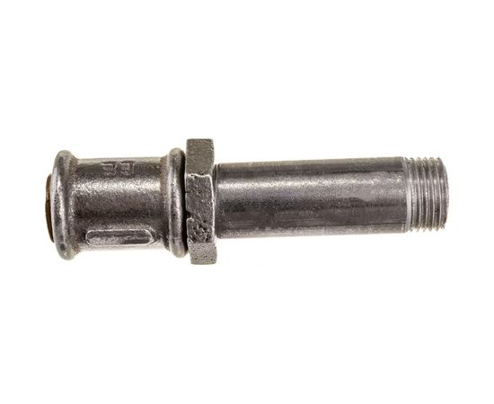 Сгон ДТРД стальной, в сборе с муфтой и контргайкой чугунными Ду 15 (1/2"") L-110 12150110 – изображение 6