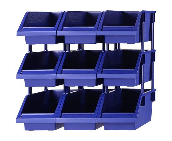 Универсальный органайзер из 9 ящиков DKTB46 (1 ящик -25*15*12 см) DEKO 065-0859 