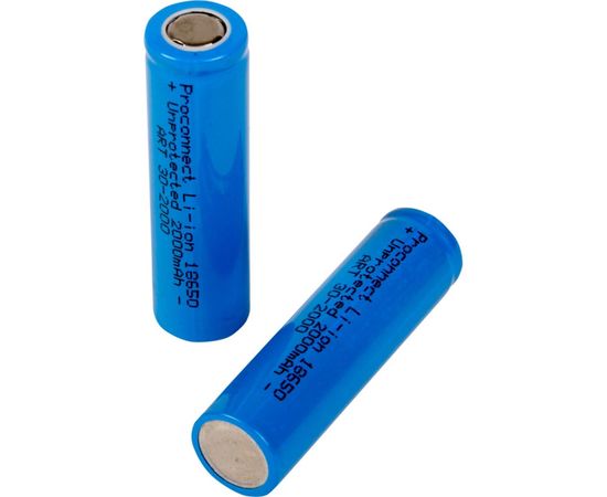 Аккумулятор PROCONNECT 18650 Li-ion 2000 mAH 3.7 В 10 шт 30-2000 