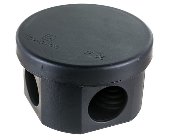 Распределительная коробка Промрукав 40-0100-9005 для о/п безгалогенная HF черная 65х40 1 шт 40-0100-9005 