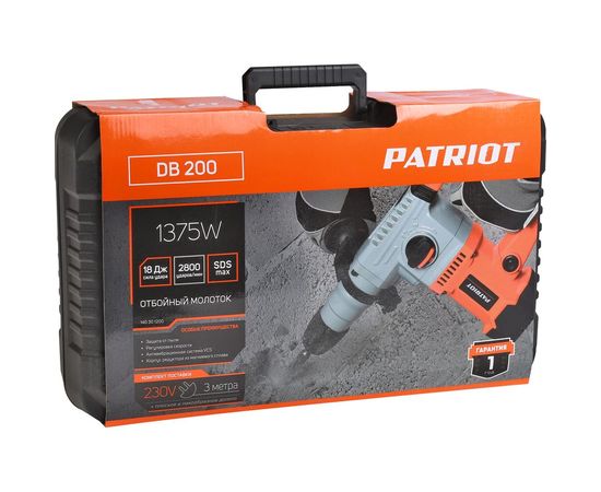 Отбойный молоток Patriot DB 200 140301200 – изображение 15