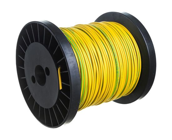 Провод ПУГВ Торкабель 2,5 желтый-зеленый 100м на катушке 0749524537134 – изображение 2