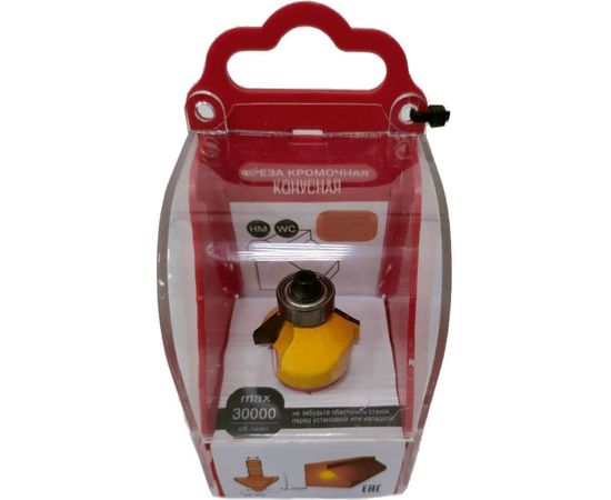 Фреза кромочная конусная 45 градусов (25x10 мм; подшипник 12.7 мм) VIRA 553361 – изображение 2