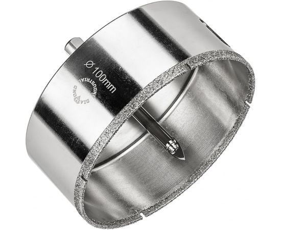 Коронка алмазная по керамограниту и керамике с центрирующим сверлом 100 мм Diamond Industrial DIDCSC100 – изображение 2