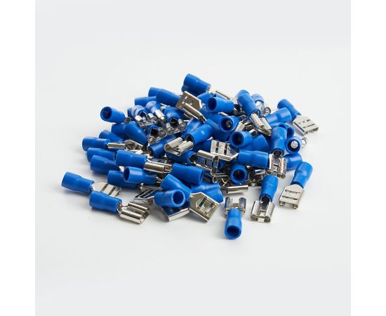 Изолированный плоский наконечник мама STEKKER РпИм 2,5-250, LD402-25250 ОПТ упаковка 100шт 39413 – изображение 2