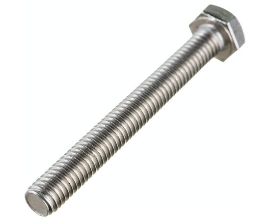 Болт ГОСКРЕП DIN 933 с шестигр. гол. с полн. рез. 6х50 нержав. сталь 4 шт. 10-0015220 – изображение 2