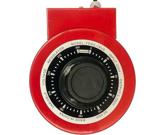 Лабораторный автотрансформатор SUNTEK ЛАТР 1000ВА RED диапазон 0-300 Вольт, 4А SK2.2_LTR1000RED – изображение 2