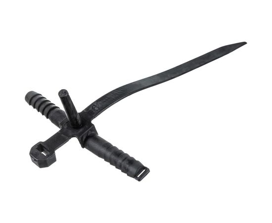 Дюбельный хомут IEK ХД 7х150 черный, 50 шт. UHH80-7-150-50-K02-F – изображение 3