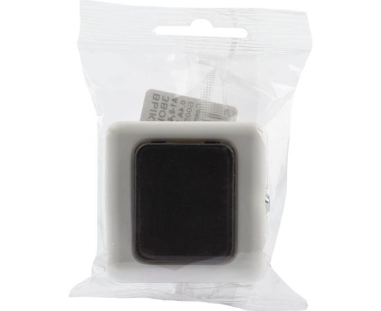 Кнопка дверного звонка ЭРА D2 проводной, черный, 1 мелодия Б0051802 – изображение 3