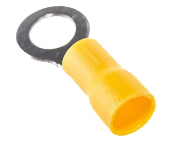 Кольцевой изолированный наконечник STEKKER М6 4-6 - 0,6 мм, желтый 39422 – изображение 4