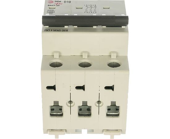 Автоматический выключатель ЭРА NO-901-40 ВА47-29 3P 10А кривая D Б0031810 – изображение 4