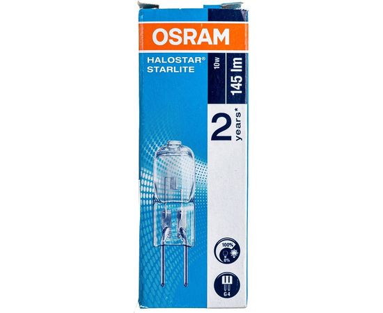 Капсульная галогенная лампа OSRAM HALOSTAR STARLITE 64415 S 10W 12V GX4 FS1 4058075094178 – изображение 4