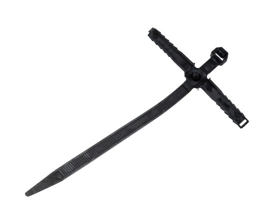 Дюбельный хомут IEK ХД 7х150 черный, 50 шт. UHH80-7-150-50-K02-F – изображение 4