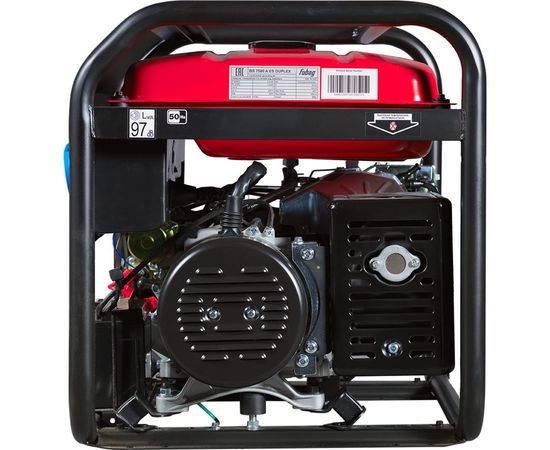 Бензиновая электростанция FUBAG с электростартером и коннектором автоматики bs 7500 a es duplex, 641087 – изображение 4