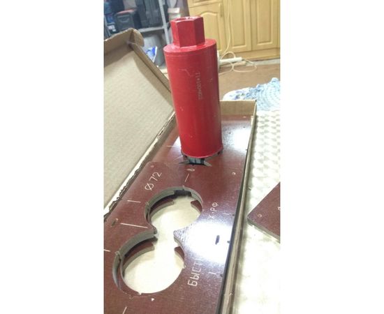 Комплект шаблонов для подрозетников из текстолита для коронки 72 мм BM-013-72 – изображение 5