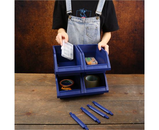 Универсальный органайзер из 9 ящиков DKTB46 (1 ящик -25*15*12 см) DEKO 065-0859 – изображение 6