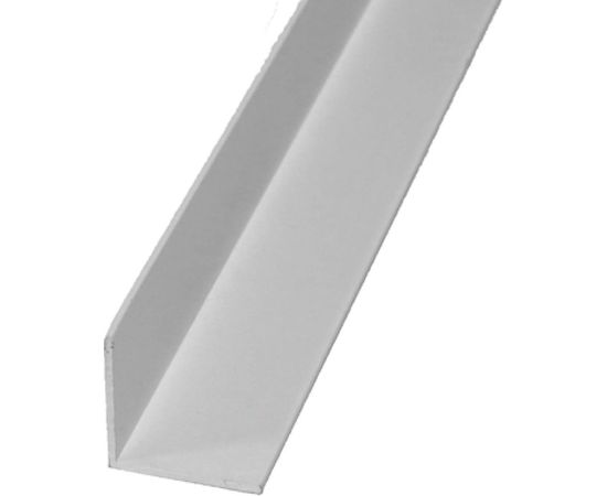 Профиль ПилотПро Ал., уголок, 20х20х1, 1 м, белый муар 08073 