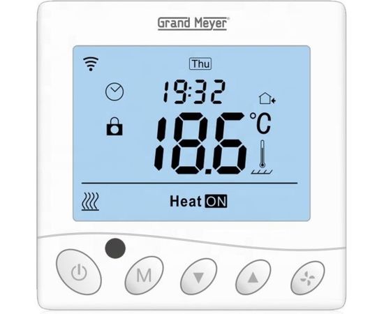 Терморегулятор Wi-Fi белый Grand Meyer W350 