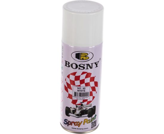 Универсальная краска Bosny белый глянцевый RAL9003 40 