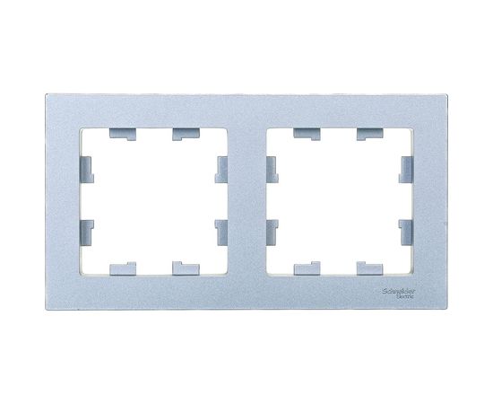 Рамка Schneider Electric 2-м ATLAS DESIGN универс. алюминий ATN000302 