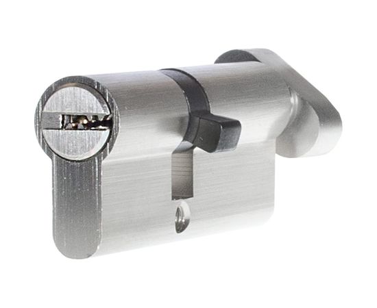 Цилиндр DOORLOCK V K2300AB N серия Variant, никелированный, 45x45 мм, кл/пов. кнопка, 5 перф.ключей 79092 