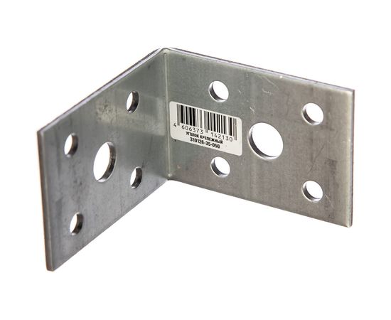 Крепежный угол Зубр МАСТЕР 35х50х50 мм 310126-35-050 