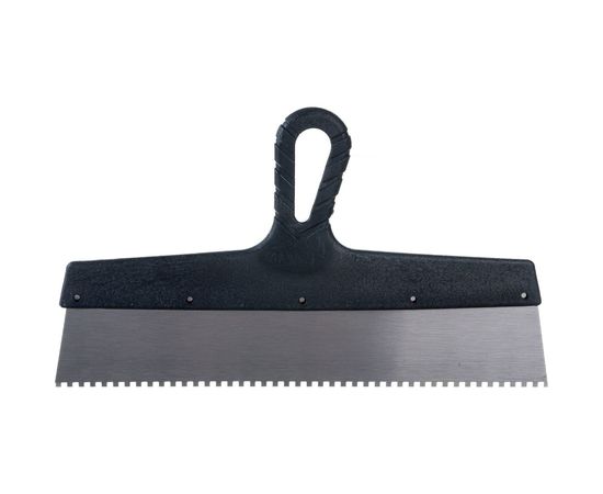 Зубчатый шпатель с антикоррозийным покрытием 350мм зуб 4х4мм Jettools 202-350/4 