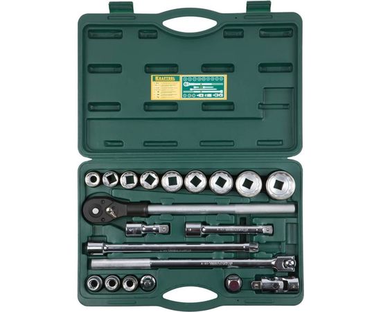 Набор торцовых головок INDUSTRIE QUALITAT 20 предметов Kraftool 27895-H20_z01 