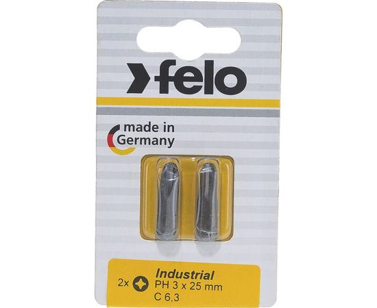 Бита крестовая PH 3X25, 2шт Felo 02203036 