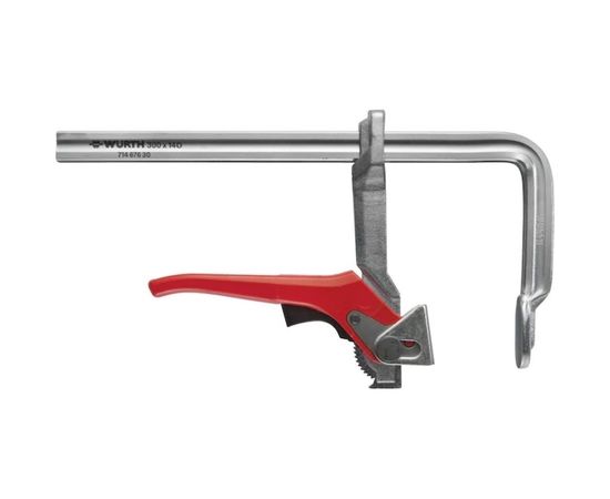 Стальная струбцина с быстрой фиксацией WURTH 400х120 мм 071467640 090 10 