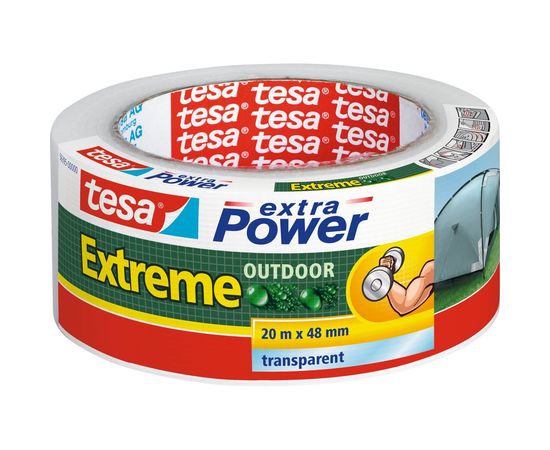 Армированная лента на тканевой основе TESA прозрачная для наружных работ 20 м х 48 мм 56395-00000-00 