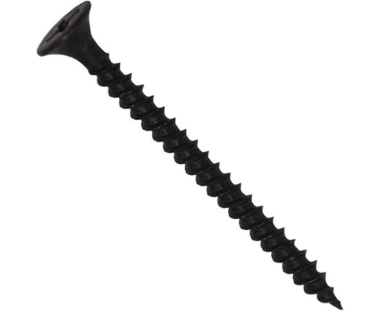 Саморез по металлу для ГКЛ Метизный двор 4.8x102, частая резьба, оксидированный 4 шт. 4607173900562 