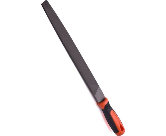 Напильник HARDEN плоский крупнозернистый с эргономичной рукояткой, 265 мм. 610632 