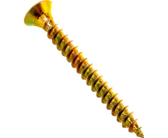 Саморез КРЕП-КОМП желтый цинк POZY 3х30 1500шт жд330ф 