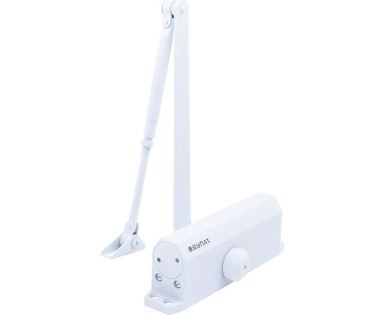 Дверной доводчик БУЛАТ ДД 504/5 A-W (80-120 кг; белый) 13509 