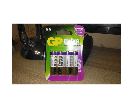 Алкалиновые батарейки GP АА 4 шт Extra Alkaline 15А 15AX-2CR4 Extra – изображение 17
