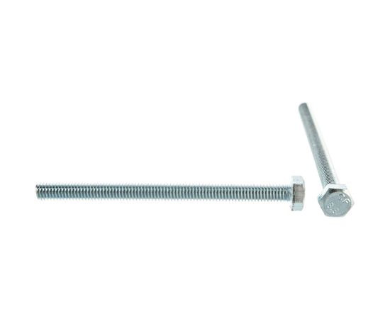 Болт DIN 933 с шестигранной головкой, оцинкованный М6х80, 40шт - коробка Tech-Krep 126504 – изображение 2