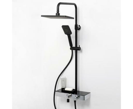 Душевой комплект с термостатическим смесителем WasserKRAFT Thermo латунь A11401 – изображение 2