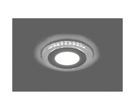 Встраиваемый светильник FERON светодиод 9W, 720 Lm, 4000К и подсветка 4000К, белый, AL2330 29587 – изображение 2