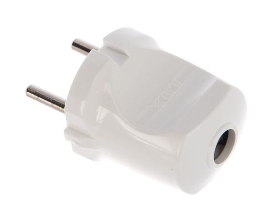 Разборная вилка, белая, без з/к, 250В, 6А LUX ВР30 4606400419723 – изображение 2